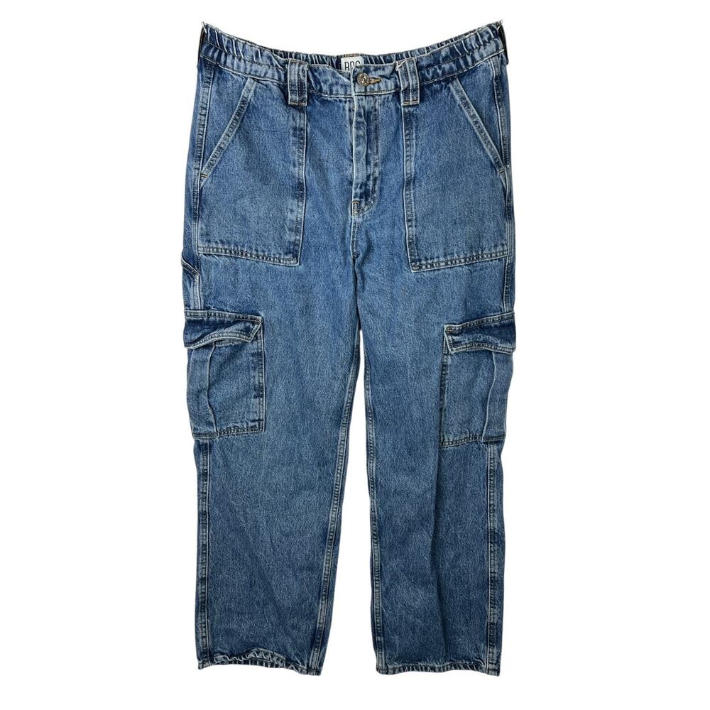 BDG Urban Outfitters Skate Cargo Baggy Denim Jeans Y2K Utility Pockets Mens W31